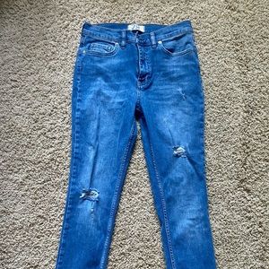 Free People Jeans (size 28) w/ frayed ends